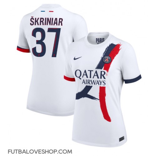 Dres Paris Saint-Germain Milan Skriniar #37 Preč pre Ženy 2024-25 Krátky Rukáv